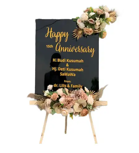 Papan Bunga Akrilik Cobodoe